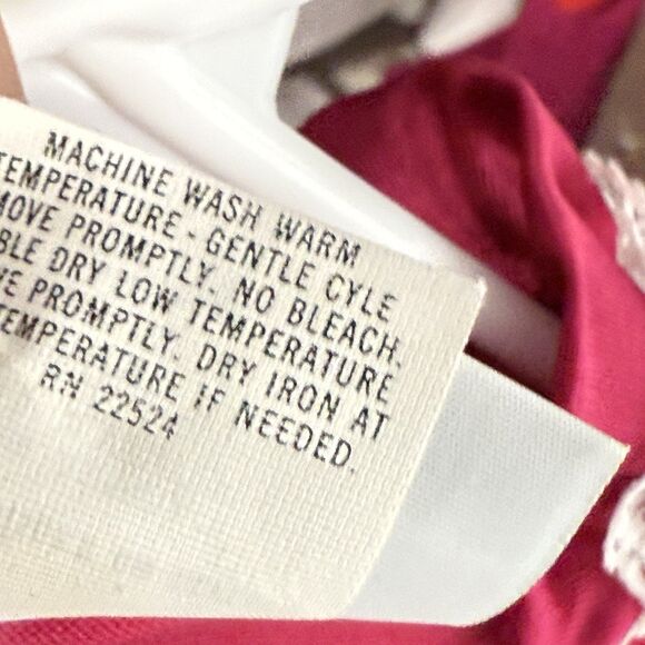 Vtg Donna Richard Gilligan Omalley Nightgown Women Pettite Lace Pockets USA - Picture 13 of 13